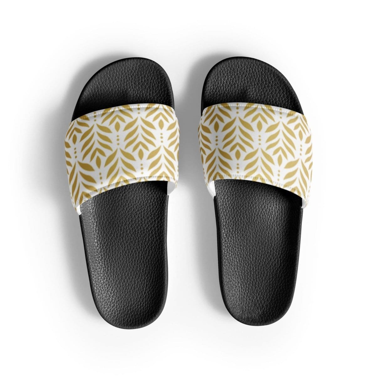 Damen- und Mädchenslippers aus schwarzem Kunstleder in Größe 36-44, bequemes Design von BUYATHOME24