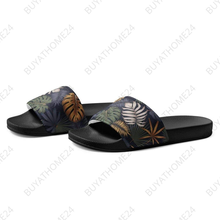 • Damen Schlappen 36-44 - BUYATHOME24 - Kunstleder / Druck - GERMANY - Schlappen, SCHUHE