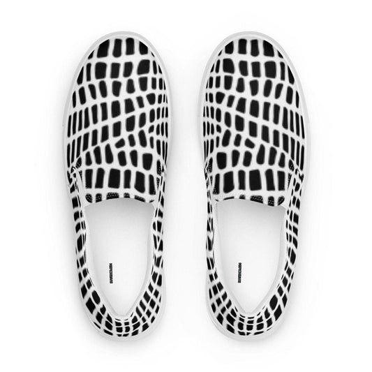 Damen Canvas Slipper von BUYATHOME24 in Größe 35-44, bequeme Sommerschuhe mit bedruckbarem Obermaterial, lässiger Look