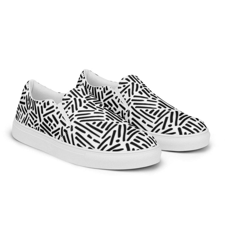 Damen Canvas Slipper von BUYATHOME24 in Größe 35-44, atmungsaktive Textil-Schuhe, bequeme Sommerschuhe