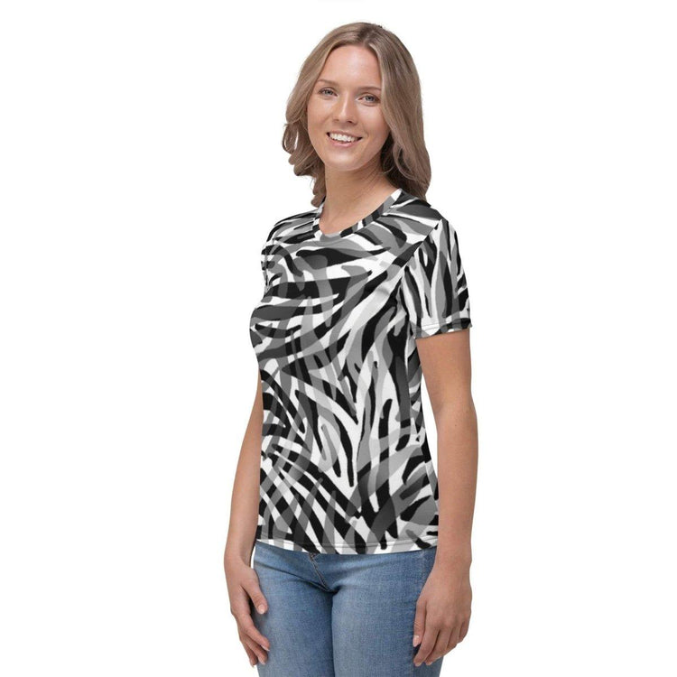 Damen Sportshirt von BUYATHOME24, Jersey T-Shirt mit Vier-Wege-Stretch in XS-2XL, bequemes Sportshirt für Damen.