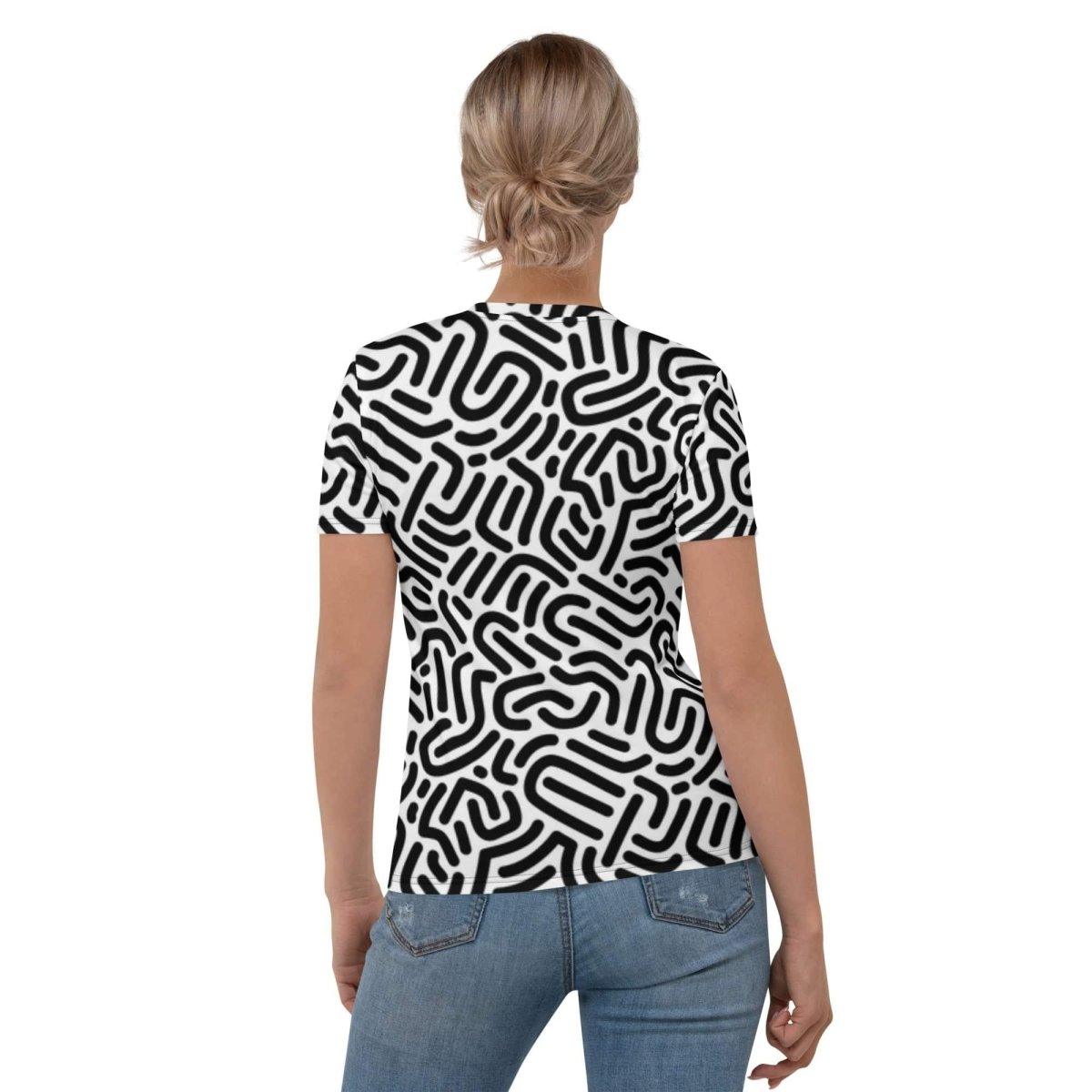 Damen Sportshirt von BUYATHOME24 aus Vier-Wege-Stretch Jersey, in XS bis 2XL, bequem und sportlich für Damen.