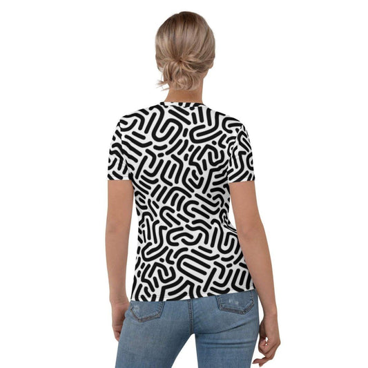 Damen Sportshirt von BUYATHOME24 aus Vier-Wege-Stretch Jersey, in XS bis 2XL, bequem und sportlich für Damen.