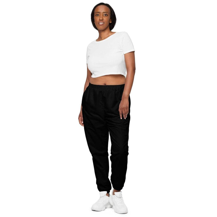 Damen-Sporthose aus Polyester, wasserabweisend, schwarz, Unisex-Trainingshose XS-3XL von BUYATHOME24, bequem und sportlich