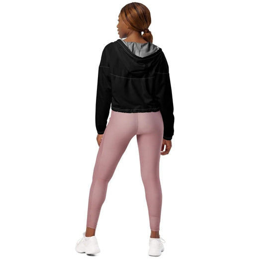 Damen Sportjacke Bauchfrei von BUYATHOME24, wasserdicht, atmungsaktiv, Allover-Print, in XS bis 2XL, modisches Design