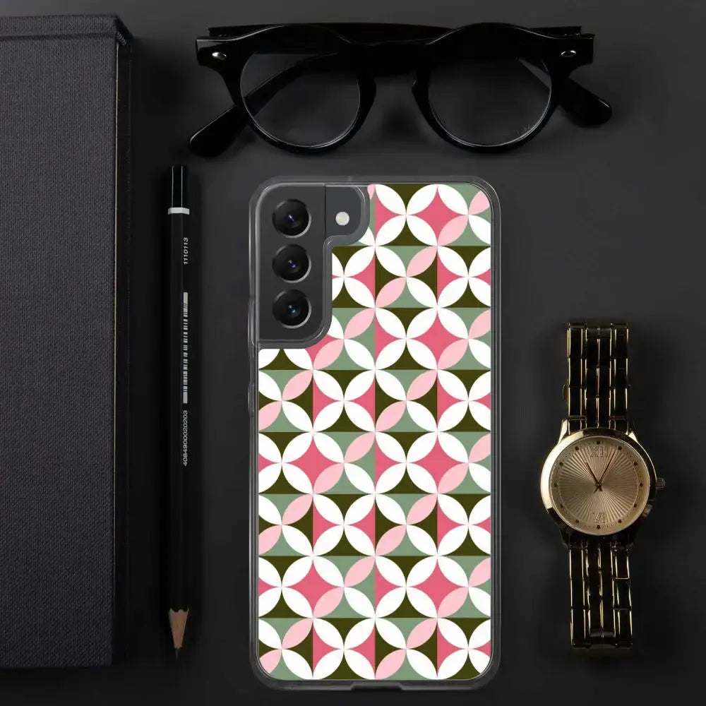 Samsung Galaxy Handyhülle aus Polycarbonat und TPU-Schutz, transparentes Case für Galaxy S10 bis S22 Ultra, robust und leicht.