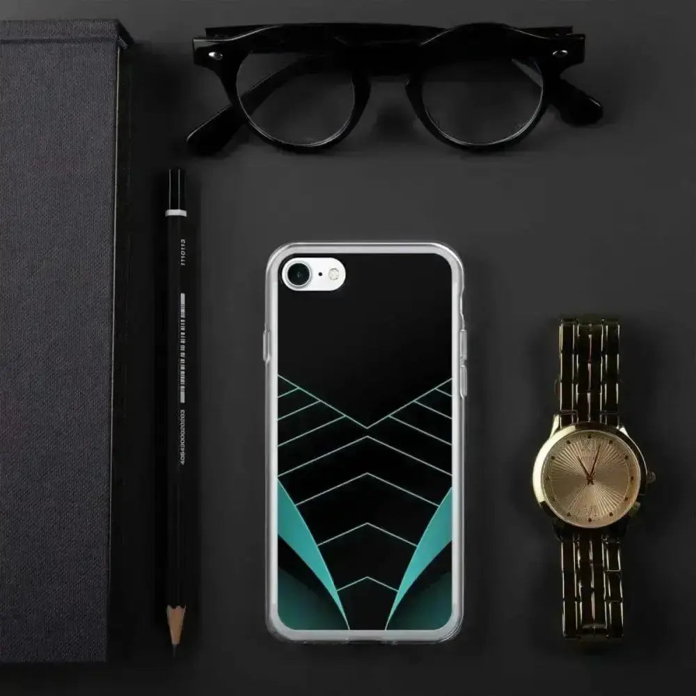 Schwarze Apple iPhone Handyhülle aus Polycarbonat mit TPU-Schutzrahmen, passend für iPhone 11 bis 14 Pro Max, von BUYATHOME24
