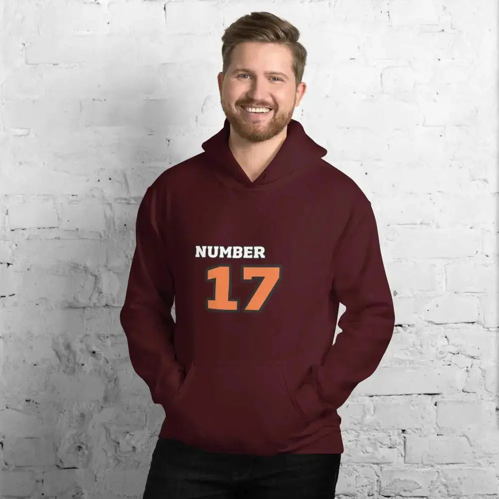 Grafik Kapuzenpullover Herren und Damen in Kastanienbraun, Baumwolle, unisex Hoodie S-5XL, mit Druck, von BUYATHOME24