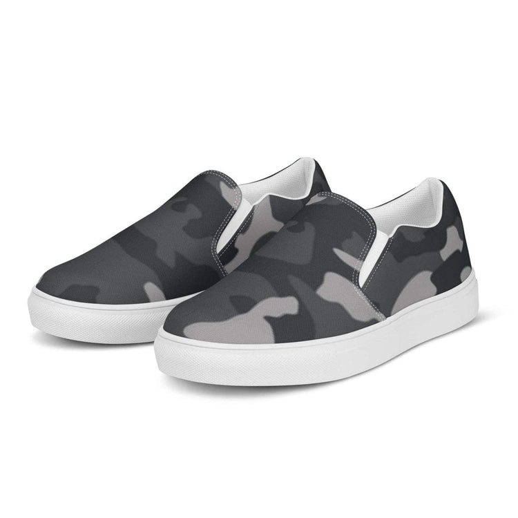 Herren Canvas Slipper von BUYATHOME24, atmungsaktive Slip-Ons mit EVA-Sohle in Größe 37-47, bequemer Textildruck.