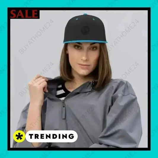 • Hip-Hop Rapper Cap I Herren & Damen Snapback Cap 51 cm - 60 cm - BUYATHOME24