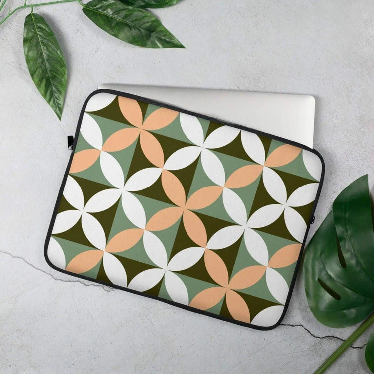 Wasserabweisende Neopren Laptoptasche für MacBook und iPad, 13 und 15 Zoll, in schwarzem Design von BUYATHOME24