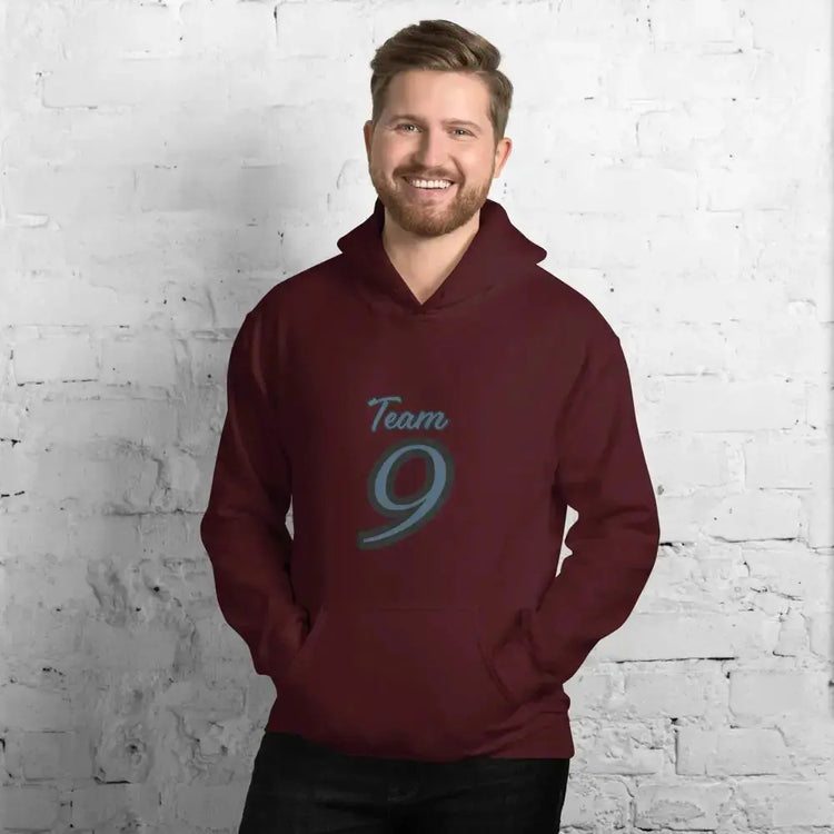 Grafik Hoodie Herren und Damen von BUYATHOME24 in Kastanienbraun, Unisex, Baumwolle, mit Druck, Größe S-5XL