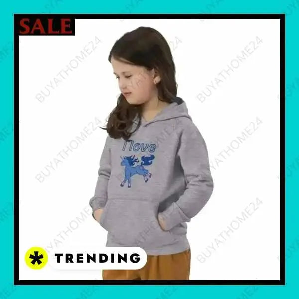 • Kapuzenpullover I Mädchen Hoodie 4 Jahre - 12 Jahre,BUYATHOME24
