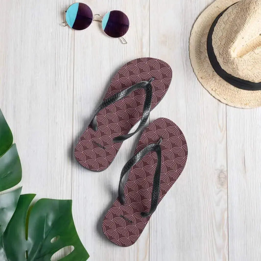 Unisex Strand-Flip-Flops aus Polyester mit Gummisohle in Größe 37-45, bequeme Sommerschuhe von BUYATHOME24