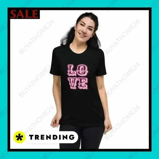 • Rundhalsshirts I Damen Kurzarm T-Shirt XS - 4XL - BUYATHOME24