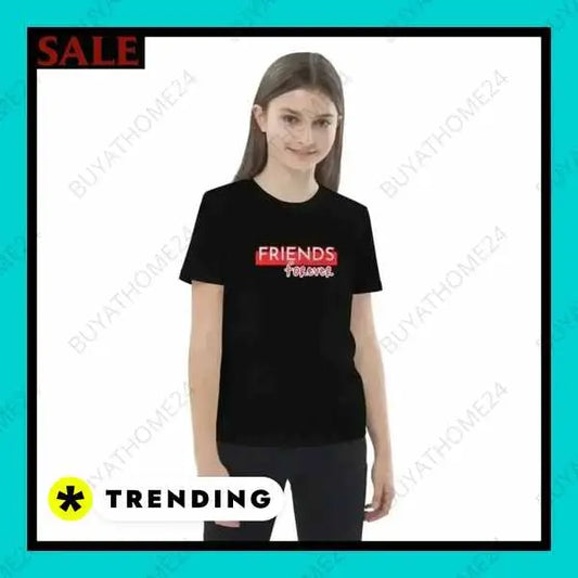 • Rundhalsshirts I Kurzarm Kinder T-Shirt 3-14 Jahre - BUYATHOME24