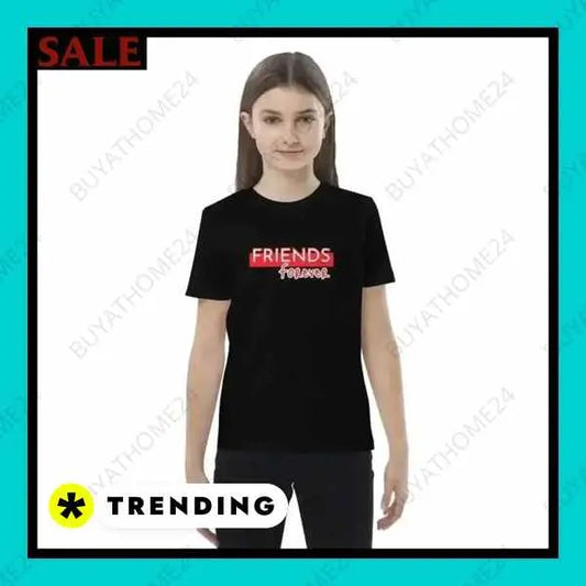 • Rundhalsshirts I Kurzarm Kinder T-Shirt 3-14 Jahre - BUYATHOME24