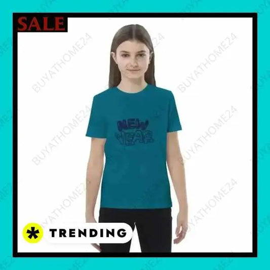 • Rundhalsshirts I Kurzarm Kinder T-Shirt 3-14 Jahre - BUYATHOME24