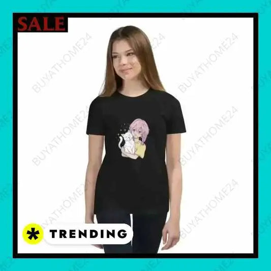• Rundhalsshirts I Kurzarm Kinder T-Shirt S, M, L, XL - BUYATHOME24