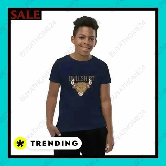 • Rundhalsshirts I Kurzarm Kinder T-Shirt S, M, L, XL - BUYATHOME24