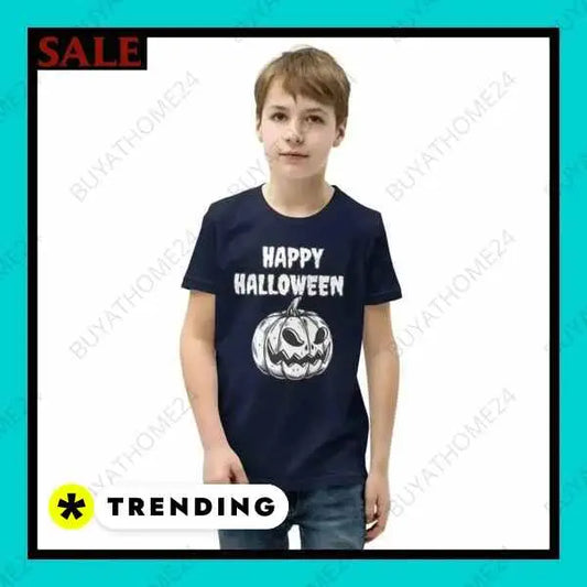 • Rundhalsshirts I Kurzarm Kinder T-Shirt S, M, L, XL - BUYATHOME24