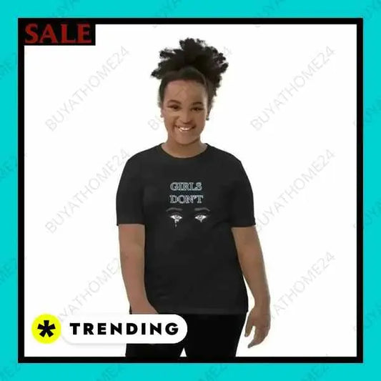 • Rundhalsshirts I Kurzarm Mädchen T-Shirt S, M, L, XL - BUYATHOME24