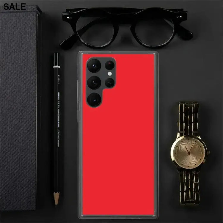 Stoßfeste Samsung Galaxy Handyhülle aus Polycarbonat, passend für Galaxy S10 bis S22 Ultra, in transparentem Design.