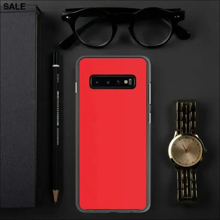 Stoßfeste Samsung Galaxy Handyhülle aus Polycarbonat von BUYATHOME24 für Galaxy S10 bis S22 Ultra, schützt das Smartphone.