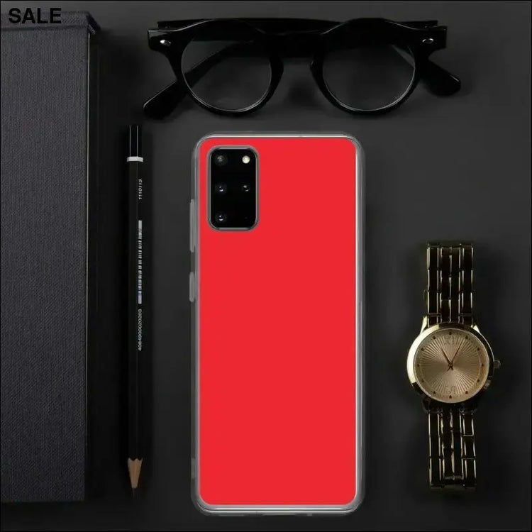Stoßfeste Samsung Galaxy Handyhülle aus Polycarbonat von BUYATHOME24, schützt das Smartphone vor Stößen und Kratzern.