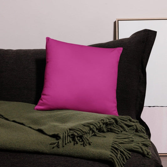 Weiches Sofa- und Bettkissen aus Polyester mit Reißverschluss, braun, 45 cm, von BUYATHOME24, mit Textildruck.
