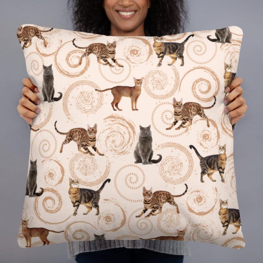 Weiches BUYATHOME24 Sofakissen aus Polyester, waschbar, 45 cm, ideal für Couch und Bett, in verschiedenen Größen.