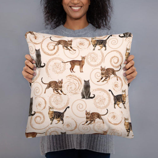 Weiches BUYATHOME24 Sofakissen aus Polyester, 45 cm, waschbar, ideal für Sofa oder Bett, in verschiedenen Größen.