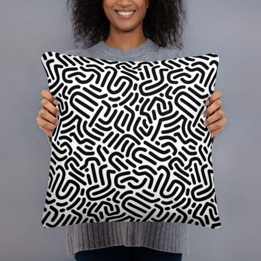 Bezug für ein 45 cm großes Sofakissen von BUYATHOME24, waschbar, aus 100 % Polyester, passend für Bett und Sofa.
