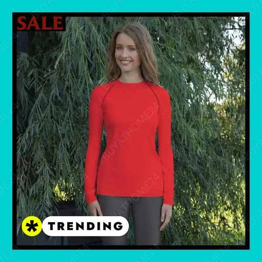• Sportbekleidung I Damen Langarm T-Shirt XS - 3XL - BUYATHOME24