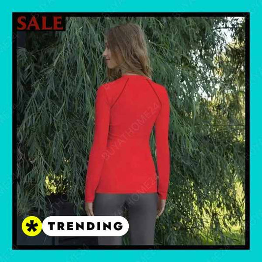 • Sportbekleidung I Damen Langarm T-Shirt XS - 3XL - BUYATHOME24