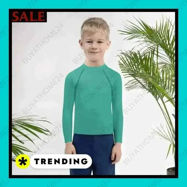 • Sportbekleidung I Kinder Langarm T-Shirt 92 cm - 128 cm - BUYATHOME24