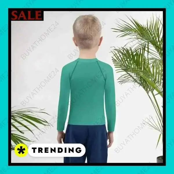 • Sportbekleidung I Kinder Langarm T-Shirt 92 cm - 128 cm - BUYATHOME24