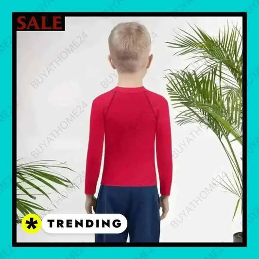 • Sportbekleidung I Kinder Langarm T-Shirt 92 cm - 128 cm - BUYATHOME24