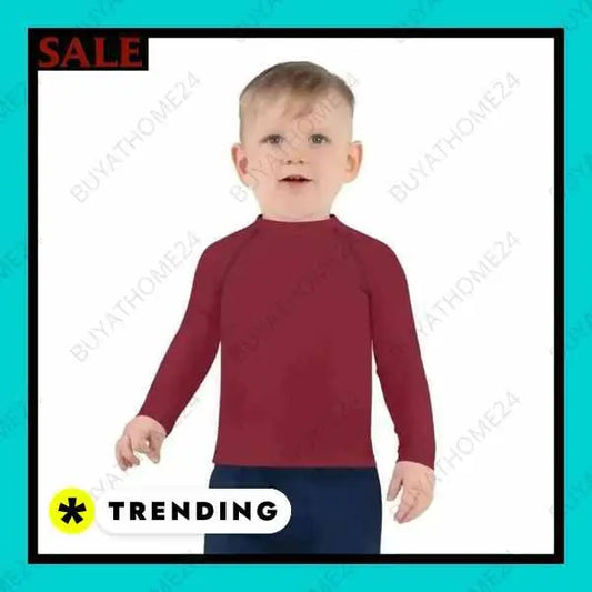 • Sportbekleidung I Kinder Langarm T-Shirt 92 cm - 128 cm - BUYATHOME24