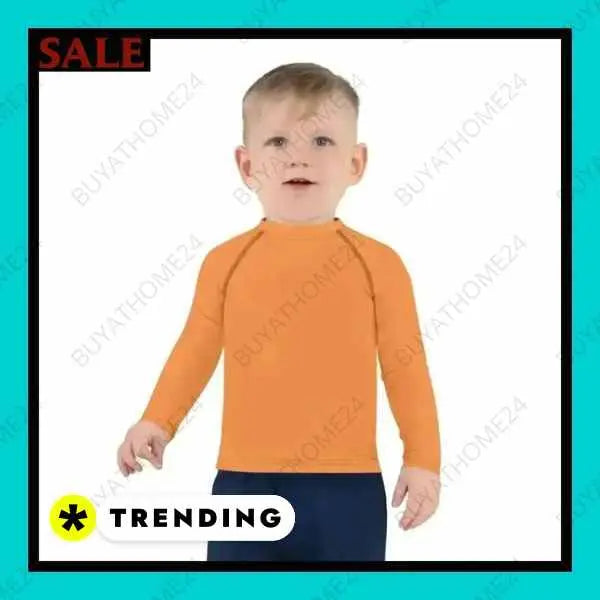 • Sportbekleidung I Kinder Langarm T-Shirt 92 cm - 128 cm - BUYATHOME24