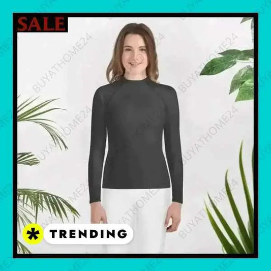 • Sportbekleidung I Mädchen Langarm T-Shirt 134 cm - 170 cm - BUYATHOME24