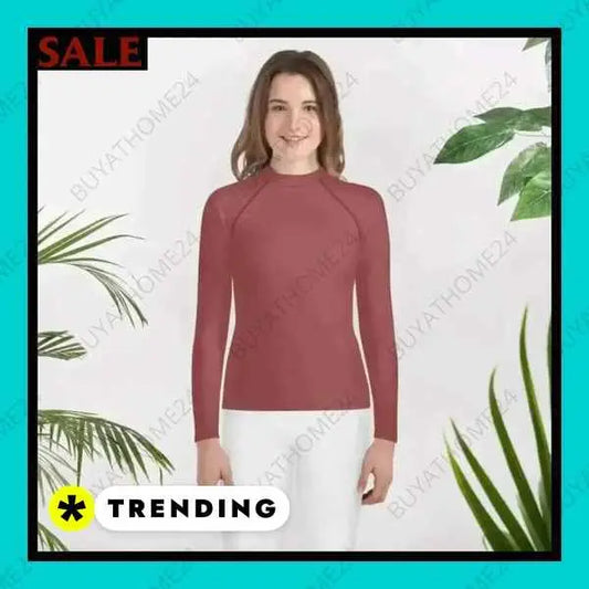 • Sportbekleidung I Mädchen Langarm T-Shirt 134 cm - 170 cm - BUYATHOME24
