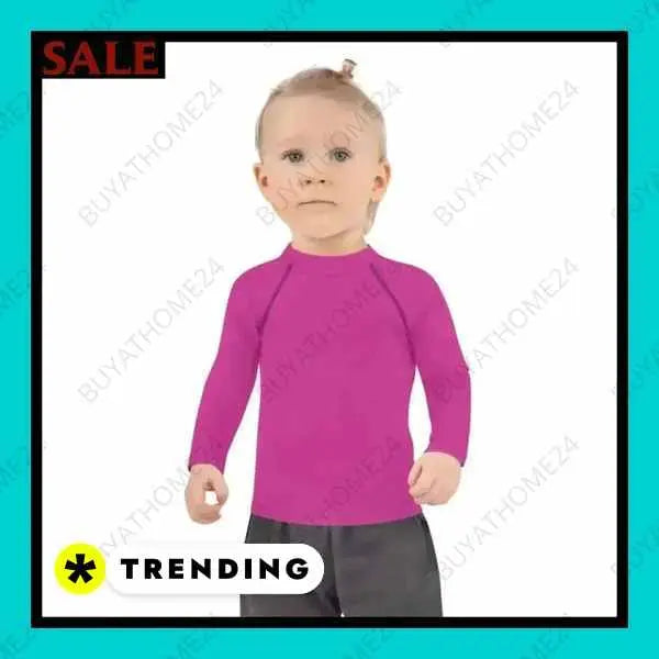 • Sportbekleidung I Mädchen Langarm T-Shirt 92 cm - 128 cm - BUYATHOME24