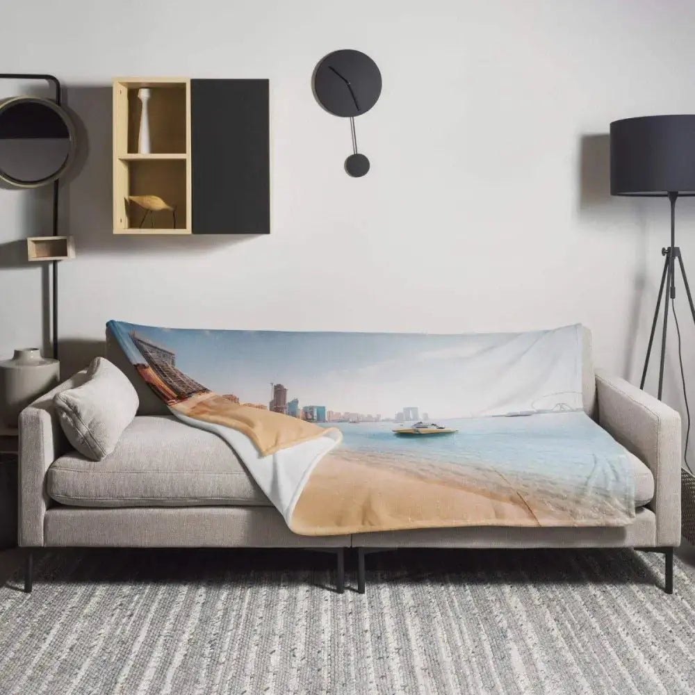 Hypoallergene Sofadecke 125x150cm aus Polyester, weich und bequem, ideal für gemütliche Abende auf dem Sofa.