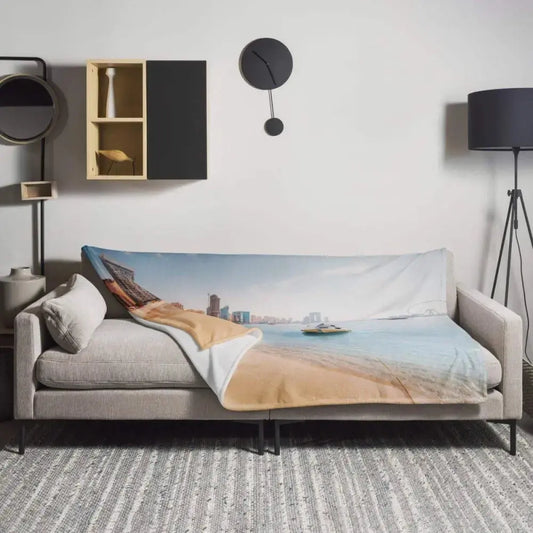 Hypoallergene Sofadecke 125x150cm aus Polyester, weich und bequem, ideal für gemütliche Abende auf dem Sofa.