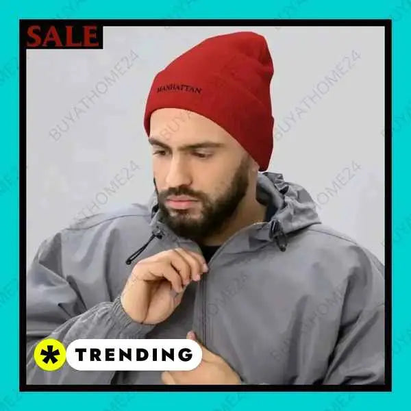 • Wintermütze I Herren & Damen Strickmütze 44 cm - 47 cm - BUYATHOME24