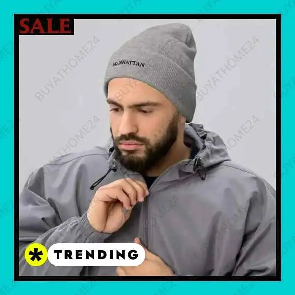 • Wintermütze I Herren & Damen Strickmütze 44 cm - 47 cm - BUYATHOME24