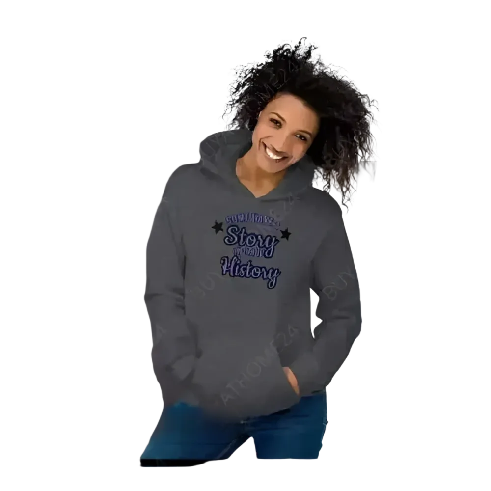 Grafik Unisex Hoodie aus Baumwolle, Herren und Damen, in S-5XL, mit Kapuzenpullover-Design, von BUYATHOME24
