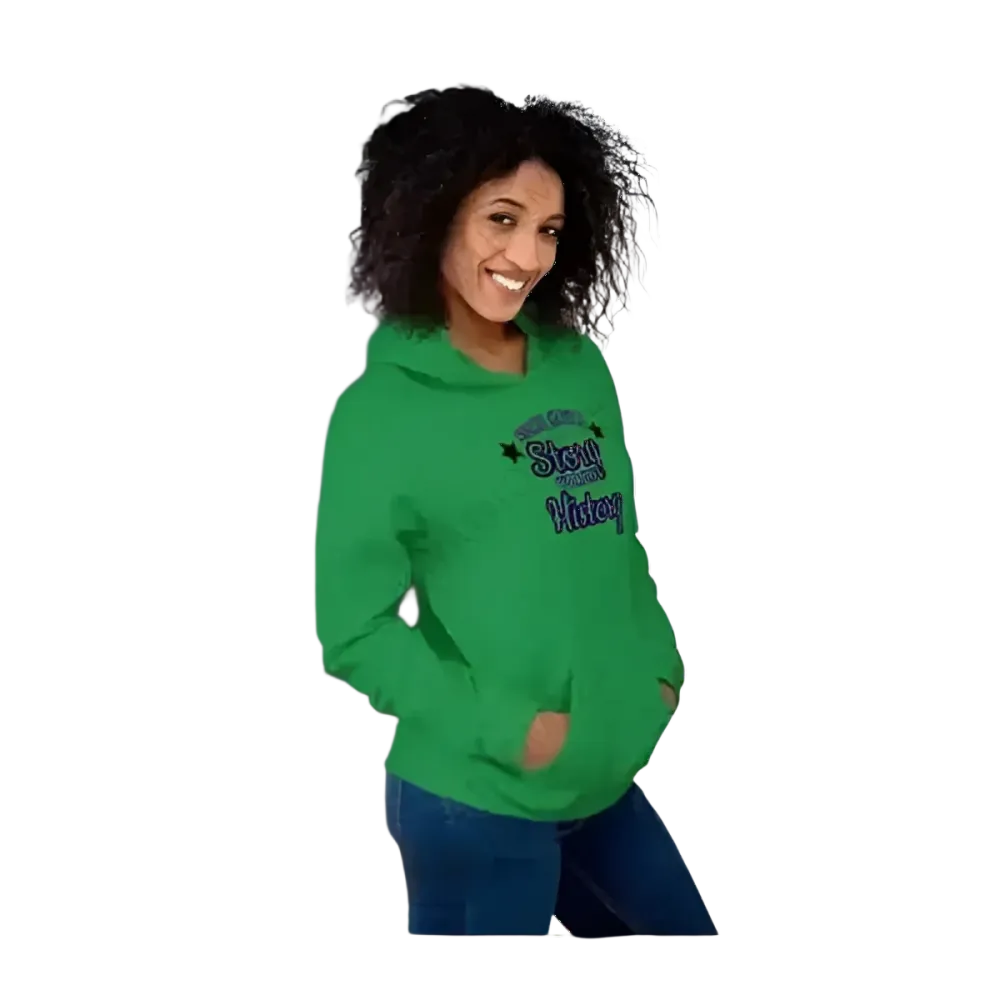 Grafik Unisex Hoodie aus Baumwolle in Schwarz, bequem, mit Kapuze, für Herren und Damen, S bis 5XL, von BUYATHOME24