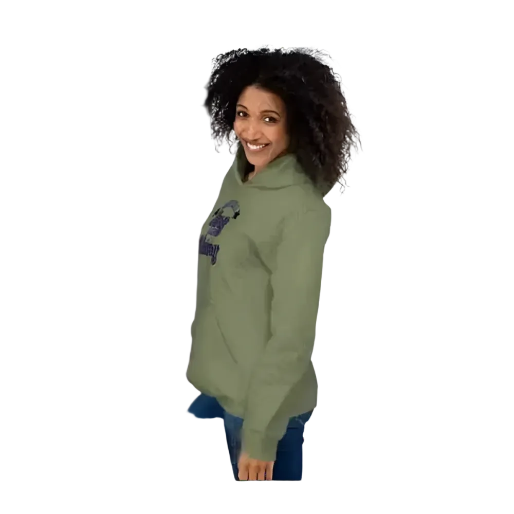 Grafik Kapuzenpullover für Herren und Damen, Unisex Hoodie aus Baumwolle, in S-5XL, mit modernem Druck, von BUYATHOME24